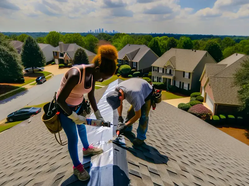 Storm Damage Roof Leak Interior 0 Atlanta Roofing Experts | Atlanta
