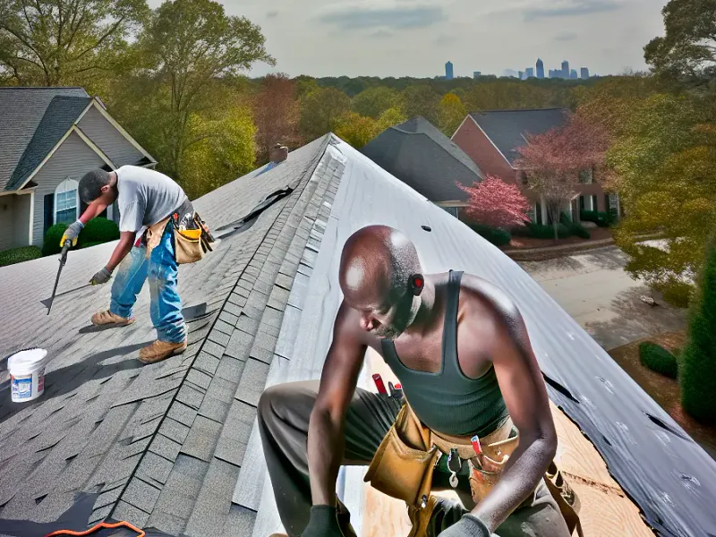 Storm Damage Roof Leak Interior 0 Atlanta Roofing Experts | Atlanta